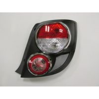 2011-2014 Chevrolet Aveo Hb Stop Lambası Sağ Kırmızı-Beyaz (Nikelaj Çerçeveli) (Famella) (Adet) (Oem No:96831068), image 1