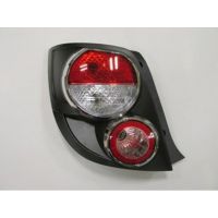 2011-2014 Chevrolet Aveo Hb Stop Lambası Sol Kırmızı-Beyaz (Nikelaj Çerçeveli) (Famella) (Adet) (Oem No:95470358), image 1