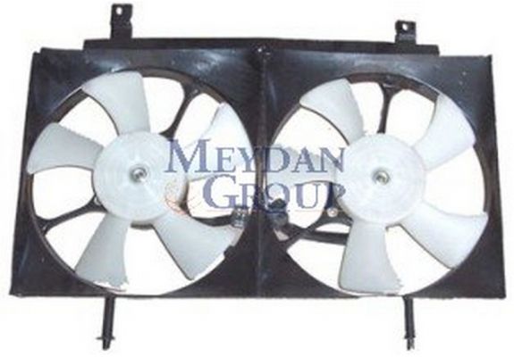 1989-1992 Nissan Altima A31 Radyatör Ve Klima Fan Davlumbazı Çiftli (Sac) (Adet) (Oem No:214815B600), image 1