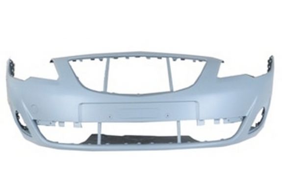 2011-2014 Opel Meriva B Ön Tampon Gri (Astarlı Sis Delikli-Sensör Deliksiz Tyg) (Adet) (Oem No:93168449), image 1
