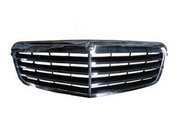 2010-2012 Mercedes E Class W212- Ön Panjur Nikelajlı 7 Çıtalı (İç Petekleri Siyah) (Tw) (Adet) (Oem No:A21288005839040), image 1