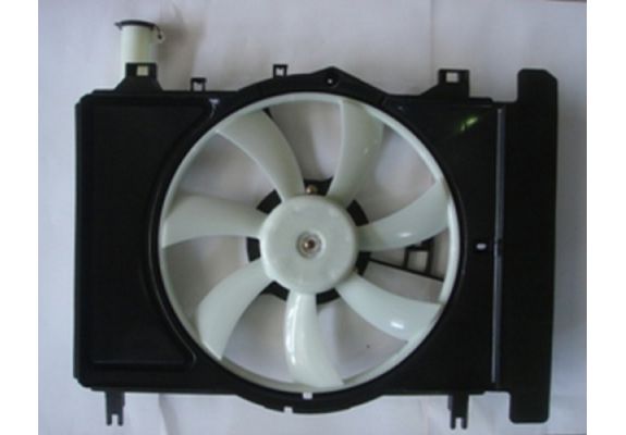 2006-2009 Toyota Yaris Radyatör Fan Davlumbazı Komple(Benzinli)(Su Depolu)(7Kanat)(1Nzf Motor Otomatik (Adet) (Oem No:167110M040), image 1