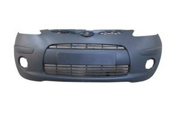 2008-2011 Hyundai I10 Ön Tampon Siyah (Sis Delikli-Kendinden Bantlı-Çeki Demiri Kapaklı My) (Adet) (Oem No:865120X000), image 1