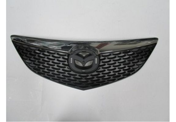 2003-2006 Mazda 3 Hb Ön Panjur Siyah (Nikelaj Kaplamalı) (Fpı) (Adet) (Oem No:Bp4K50711C), image 1