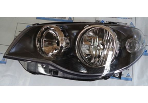 2005-2013 Fiat Palio Far Lambası Sol Elektrikli-Motorlu (İç Aynası Siyah-Nikelajlı)(H7-H7)(Famella) (Adet) (Oem No:51773144), image 1