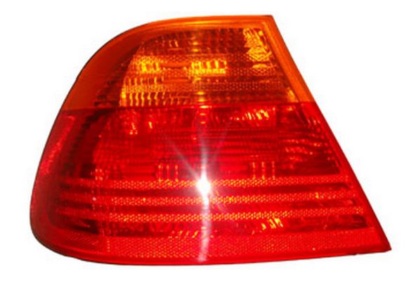 1998-2003 BMW 3 Serisi Coupe- Dış Stop Lambası Sol Sarı-Kırmızı Duysuz (Tyc) (Adet) (Oem No:63218364726), image 1