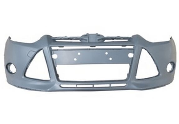2012-2014 Ford Focus SdHb Ön Tampon Gri (Astarlı Sis-Panjur-Delikli Sensör Deliksiz Tyg) (Adet) (Oem No:1719342), image 1