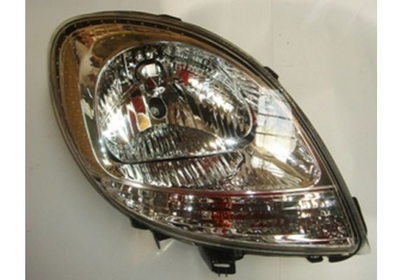 2003-2012 Renault Kangoo Classic Far Lambası Sağ Elektrikli-Motorsuz (H4)Nikelajlı(Beyaz Sinyalli) (Adet) (Oem No:7701069079), image 1