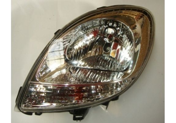 2003-2012 Renault Kangoo Classic Far Lambası Sol Elektrikli-Motorsuz (H4)Nikelajlı(Beyaz Sinyalli) (Adet) (Oem No:7701069086), image 1