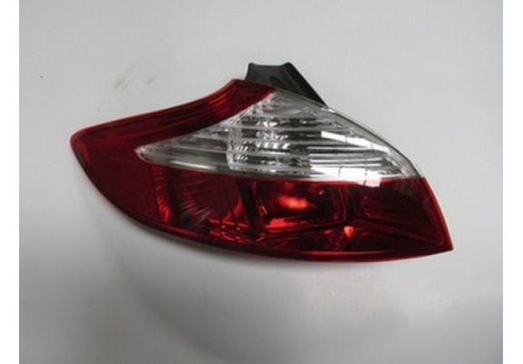 2010-2013 Renault Megane Iıı Hb- Dış Stop Lambası Sol Kırmızı-Beyaz (Pleksan) (Adet) (Oem No:265550007R), image 1