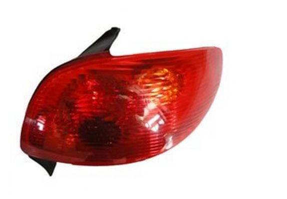 2003-2009 Peugeot 206 Hb Stop Lambası Sağ Kırmızı (5Kapı) (Pleksan) (Adet) (Oem No:6351S0), image 1