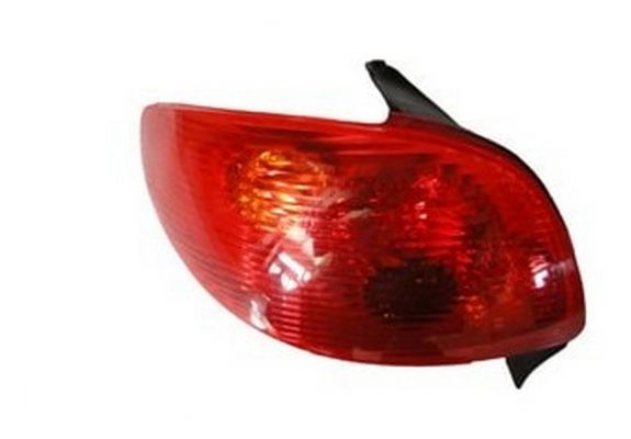2003-2009 Peugeot 206 Hb Stop Lambası Sol Kırmızı (5Kapı) (Pleksan) (Adet) (Oem No:6350S0), image 1