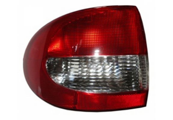 1999-2002 Renault Megane Dış Stop Lambası Sol (Kırmızı-Beyaz) Sedan (Duysuz) (Pleksan) (Adet) (Oem No:7700428058), image 1