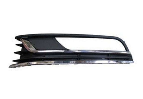 2011-2014 Volkswagen Passat B7 Sis Lamba Kapağı Sol Sis Delikli-Çift Nikelajı (Bfn) (Adet) (Oem No:3Aa854661A9B9), image 1