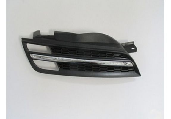 2007-2010 Nissan Micra K12 Ön Panjur Sağ Siyah Nikelajlı (Sinyal Delikli) (Çift Sinyalli Tip) (Tyg) (Adet) (Oem No:62320Bc41A), image 1