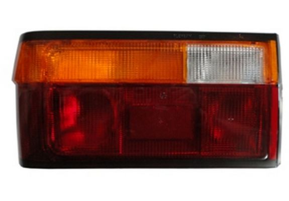 1983-1992 Renault R9 Broadway Stop Lambası Sol Kırmızı-Sarı-Beyaz (Siyah Çerçeveli)(Duysuz) (Pleksan) (Adet) (Oem No:7700682923), image 1