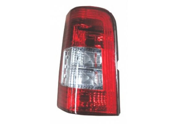 2003-2009 Peugeot Partner Stop Lambası Sol Kırmızı-Beyaz (Bagaj Kapağı Yana Açılan Tip) (Pleksan) (Adet) (Oem No:6350Y8), image 1