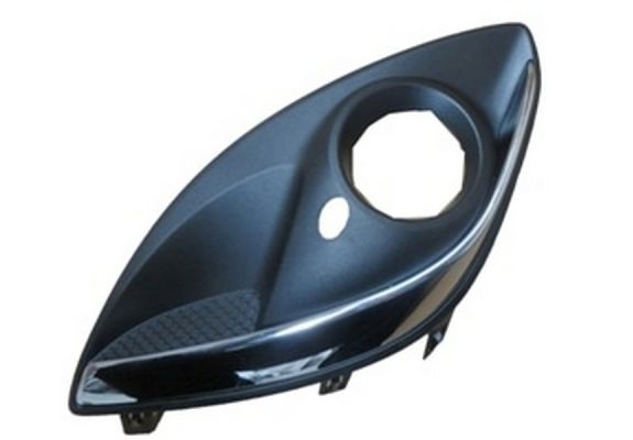 2011-2014 Opel Corsa D Sis Lamba Kapağı Sağ Siyah-Nikelaj Kaplamalı Sis Delikli (Tüv)(Tyg) (Adet) (Oem No:1400867), image 1