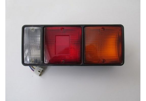 1990-1997 Mitsubishi Canter Fe304 Stop Lambası Sağ (Sarı-Kırmızı-Beyaz) (Küçük Tip) (Famella) (Adet) (Oem No:Mb098056), image 1