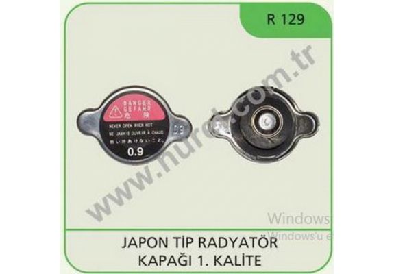 Radyatör Kapağı Honda Civic Toyota Corolla Suzuki Vitara Japon Tipi  (İnce Tip) - (1 Kalıte) (Adet) (Oem No:1306F4), image 1