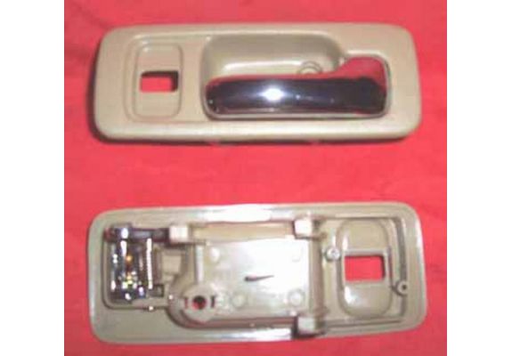 Honda Accord- 1990-1993  Ön Kapı İç Açma Kolu Sağ Bej (Elceği Nikelajlı)  (Adet) (Oem No:72125Sm4003Ze), image 1