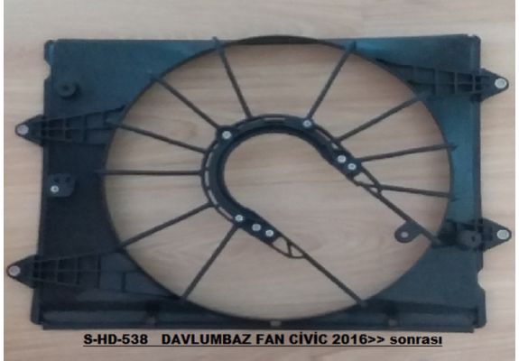 Fan Davlumbazı Civic 16 oem no: HS-HD-538, image 1