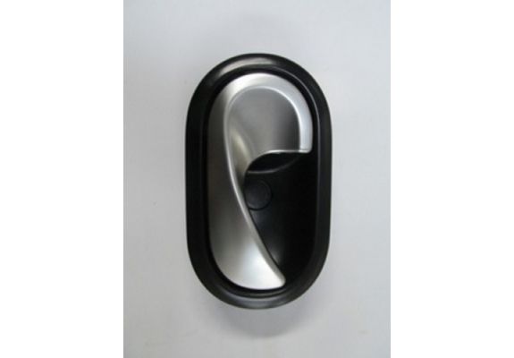 2009-2012 Renault Clıo Symbol Sd- Ön Kapı İç Açma Kolu Sol Siyah Elceği Gümüş Gri Hushan Oem No: 8200735219, image 1