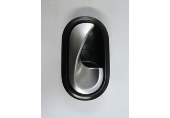 2009-2011 Renault Modus Ön Kapı İç Açma Kolu Sağ Siyah Elceği Gümüş Gri Hushan Oem No: 8200735218, image 1