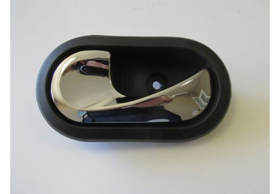 2012-2020 Dacıa Lodgy Ön Kapı İç Açma Kolu Sol Siyah Elceği Nikelajlı Oem No: 826730336R, image 1