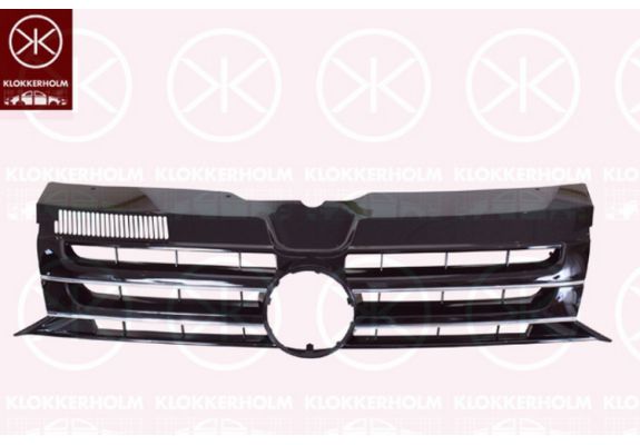 2010-2014 Volkswagen Transporter T6 Ön Panjur Siyah (Nikelaj Çıtalı)(Tw) (Adet) (Oem No:7E5853651Npu), image 1