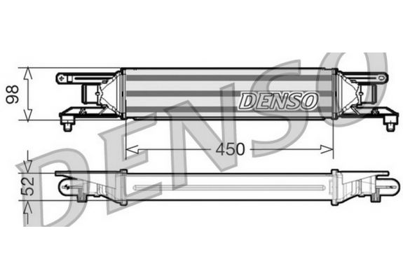 Grande Punto 2005  Turbo Radyatörü Turbo Rad. 450 X 97 X 52 (Oem No:51837369), image 1