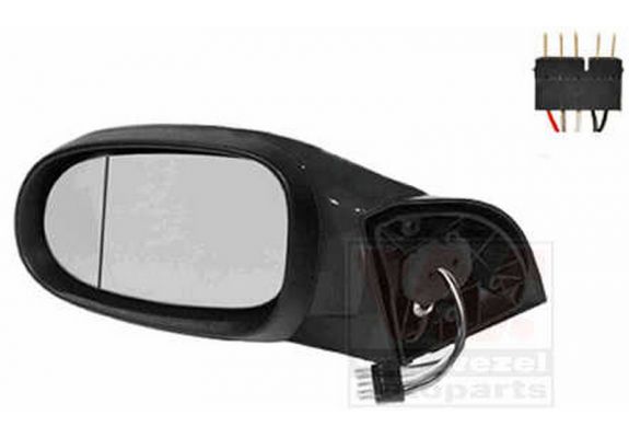 Mercedes 168 1997 2004 Dış Dikiz Aynası Sol 5Pın Kapaklı Cam Dahıl (Oem No:A1688100176), image 1