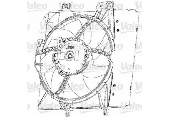 207 C3 2007  Fan Motoru 1253.H4 Davlumbazlı (Oem No:1253P8), image 1