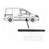 1996-2010 Volkswagen Caddy Ön Kapı Bandı Sağ (Pleksan) (Adet) (Oem No:2K0853535), image 1
